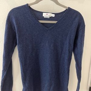 Women’s Vineyard Vines Navy Cashmere Sweater - Size XXS